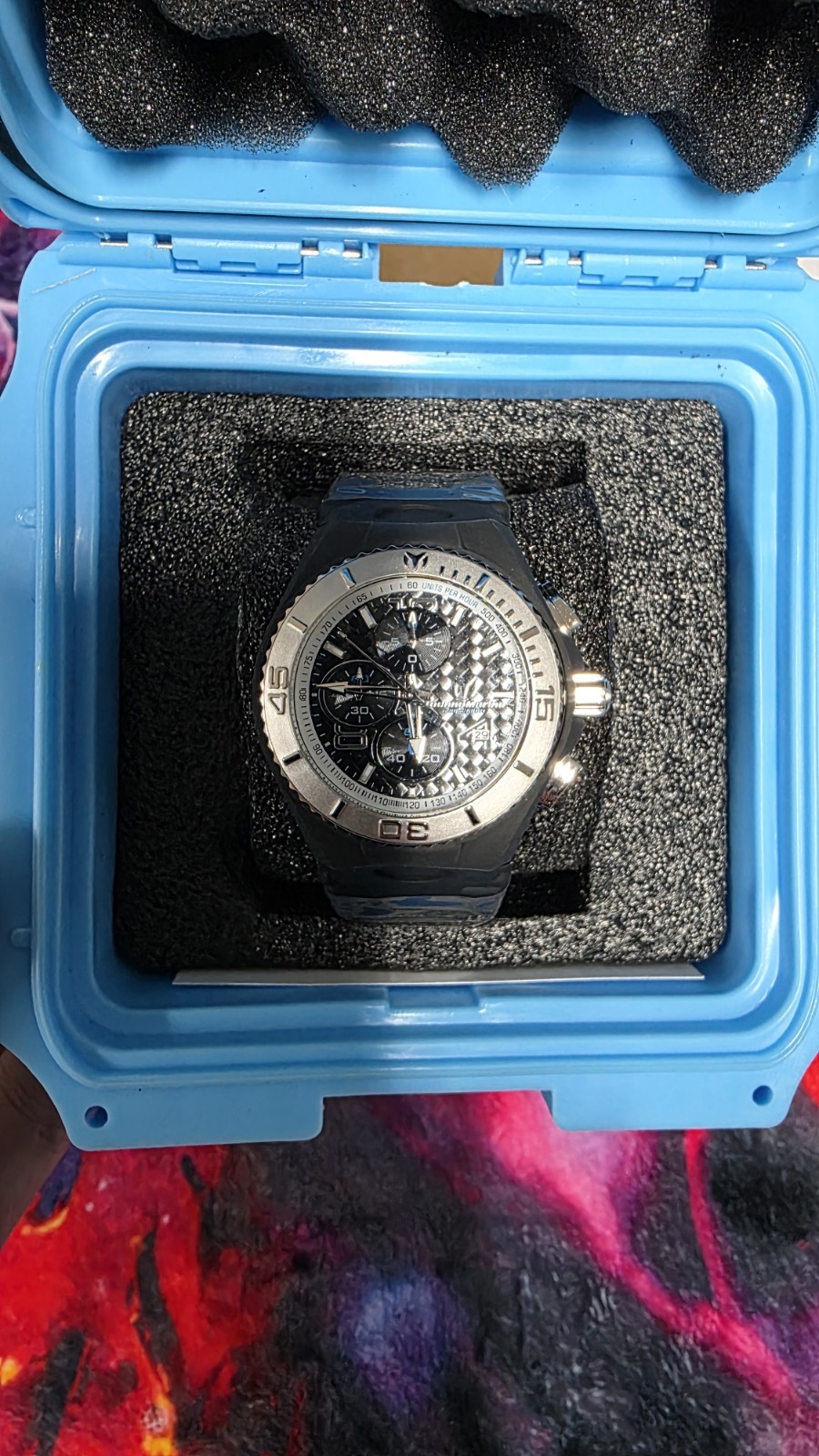 TechnoMarine Cruise JellyFish Men’s Black Watch – TM-115110