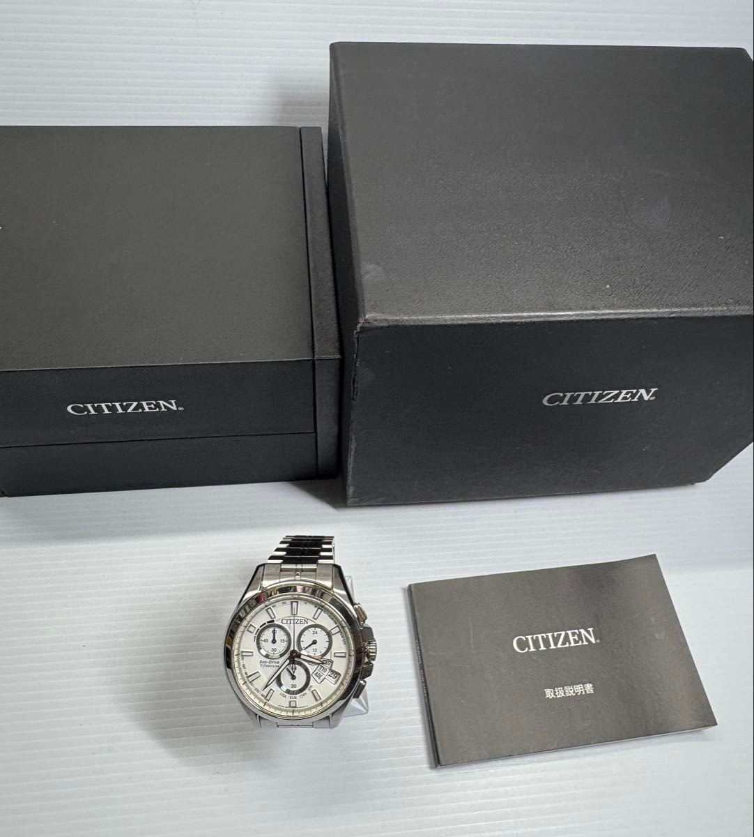 Overseas Model Rare Excellent Condition Includes Box and Manual CITIZEN Eco Driv