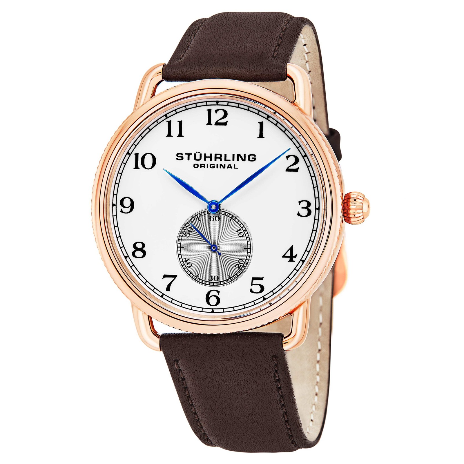 Symphony Brown/Leather/Silver Dial/Rose Case 207.04 | Silver Dial Wristwatch 207