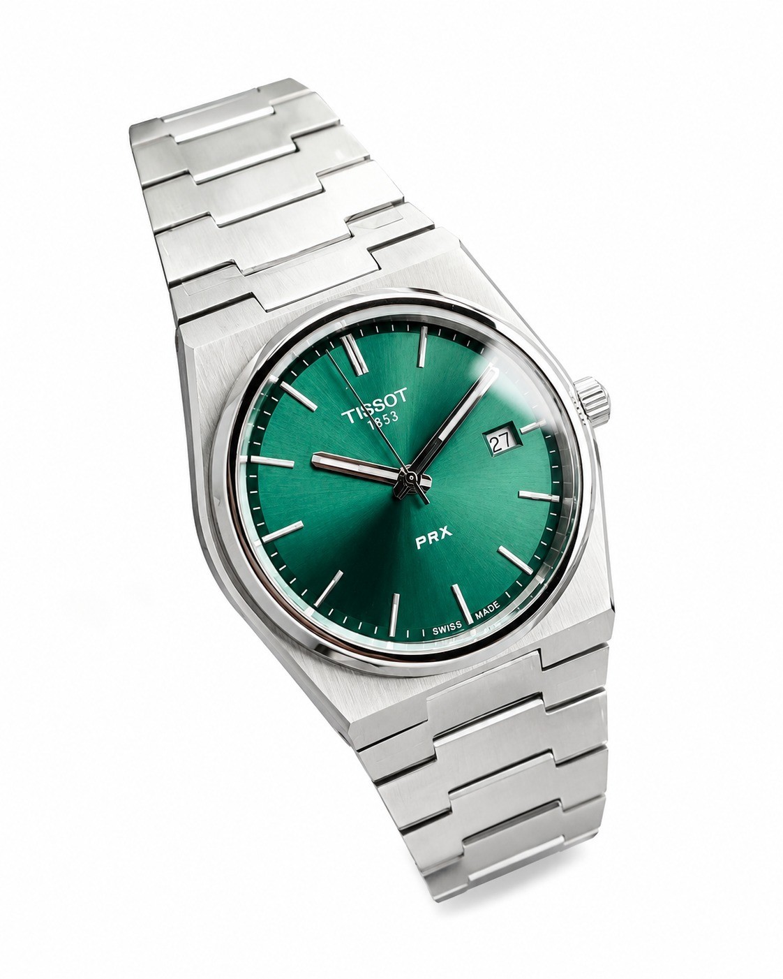 Tissot PRX Green STAINLESS STEEL WATCH 40mm-T137.410.11.091.00 For Men’s