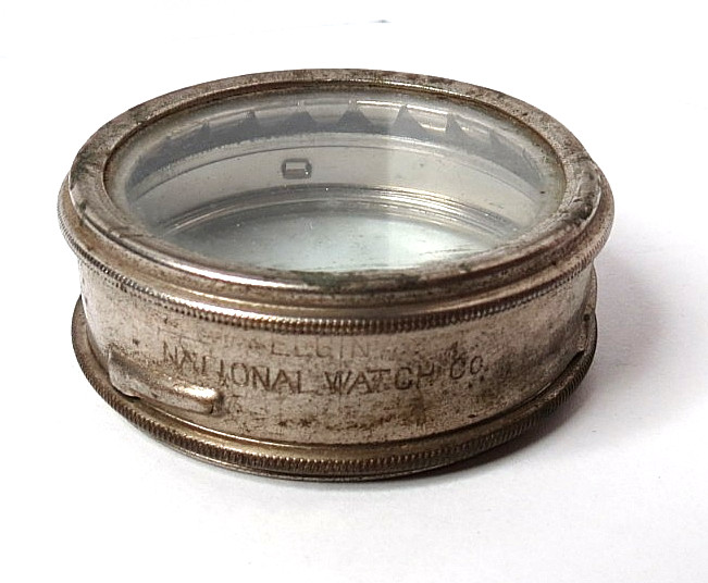 ANTIQUE ELGIN POCKET WATCH MOVEMENT CASE ONLY, 51MM OUTSIDE & 42MM FROM INSIDE