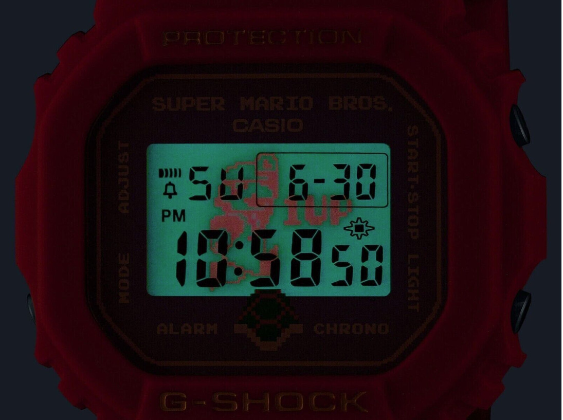 Mario Casio G-Shock DW5600SMB4JR Watch NintendoSuperMario DEL in 4 businesday