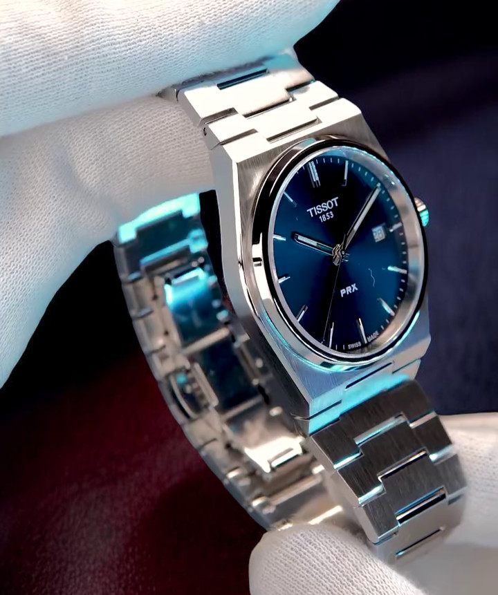 Tissot PRX Men’s T137.410.11.041.00 Quartz Watch Blue Dial Stainless Steel 40MM