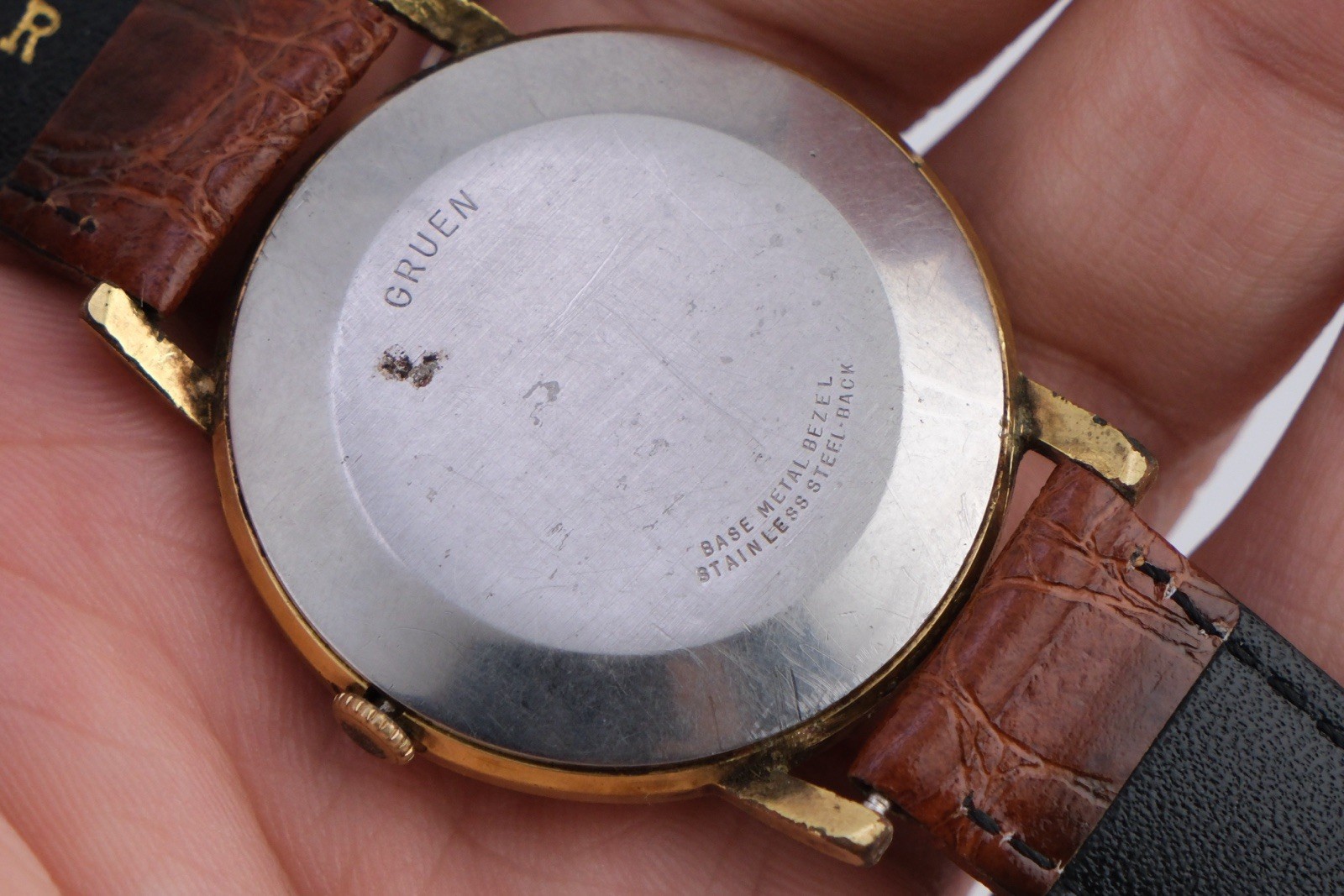 Gruen Precision 510 Vintage Watch “Doctor No” James Bond Time Worn Dial 33mm