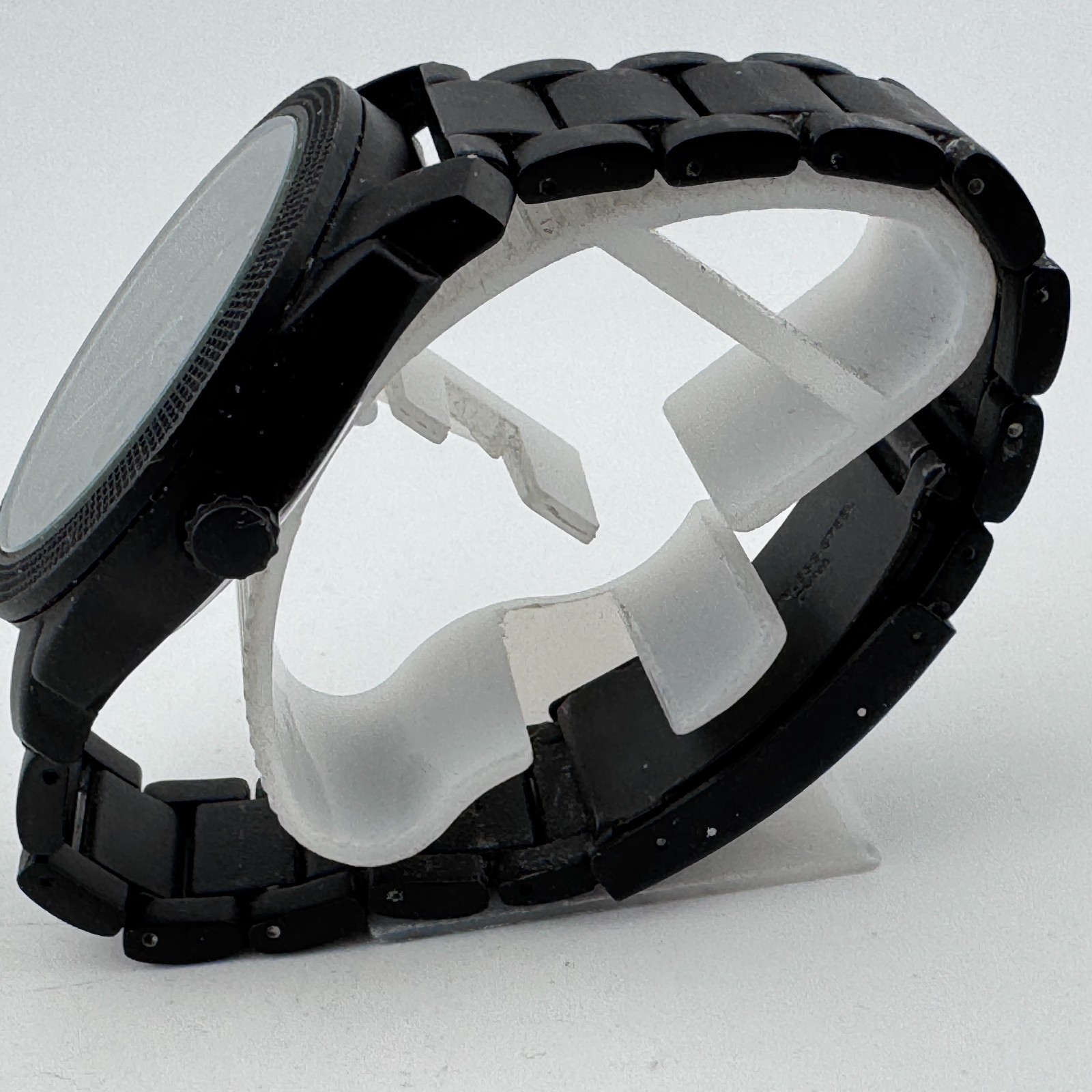 Express Quartz Watch Men 30m Black Day Date Japan Movt Analog New Battery 7.5″