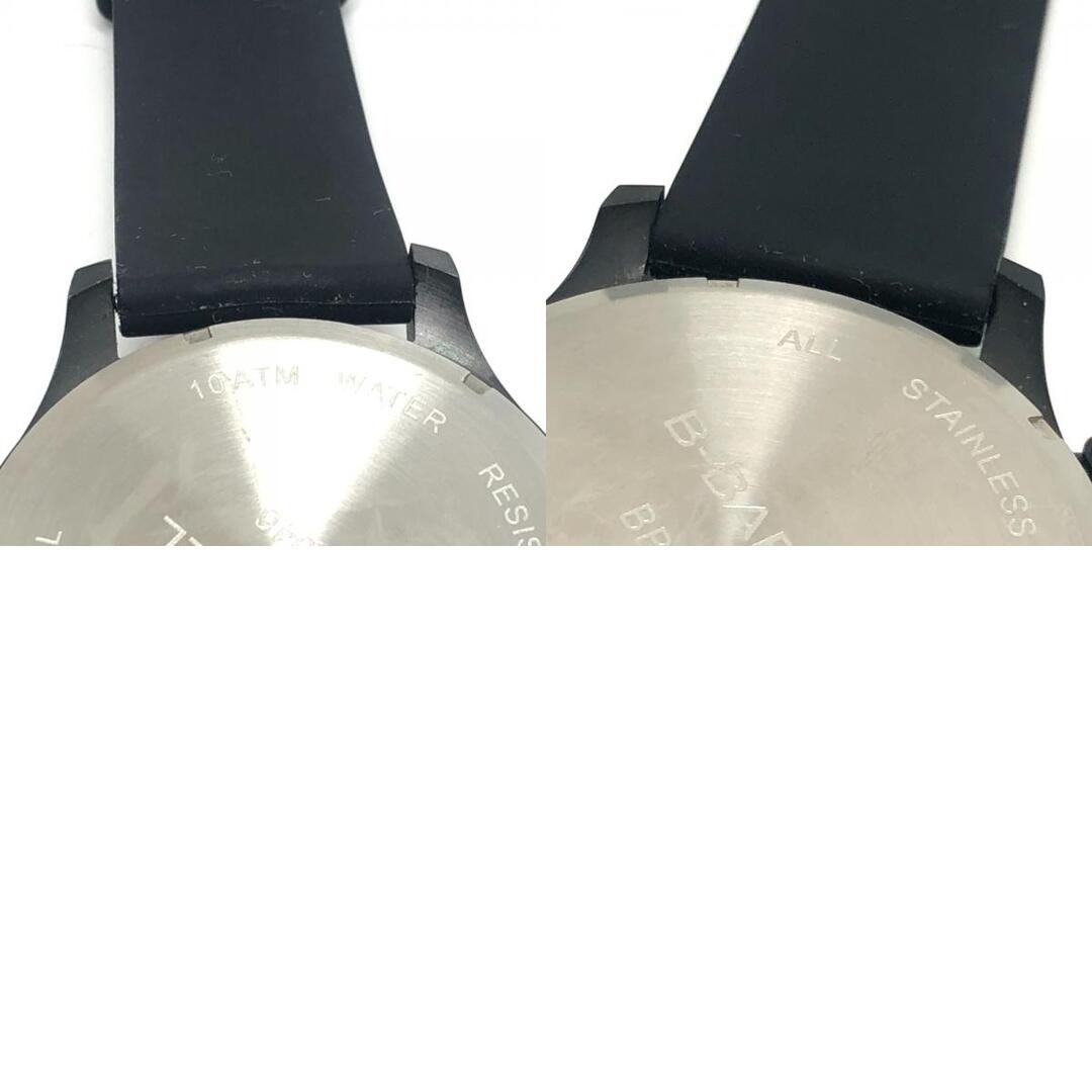 B-Barrel Small Second Manual Watch Rubber Strap Used Black 47mm From Japan From