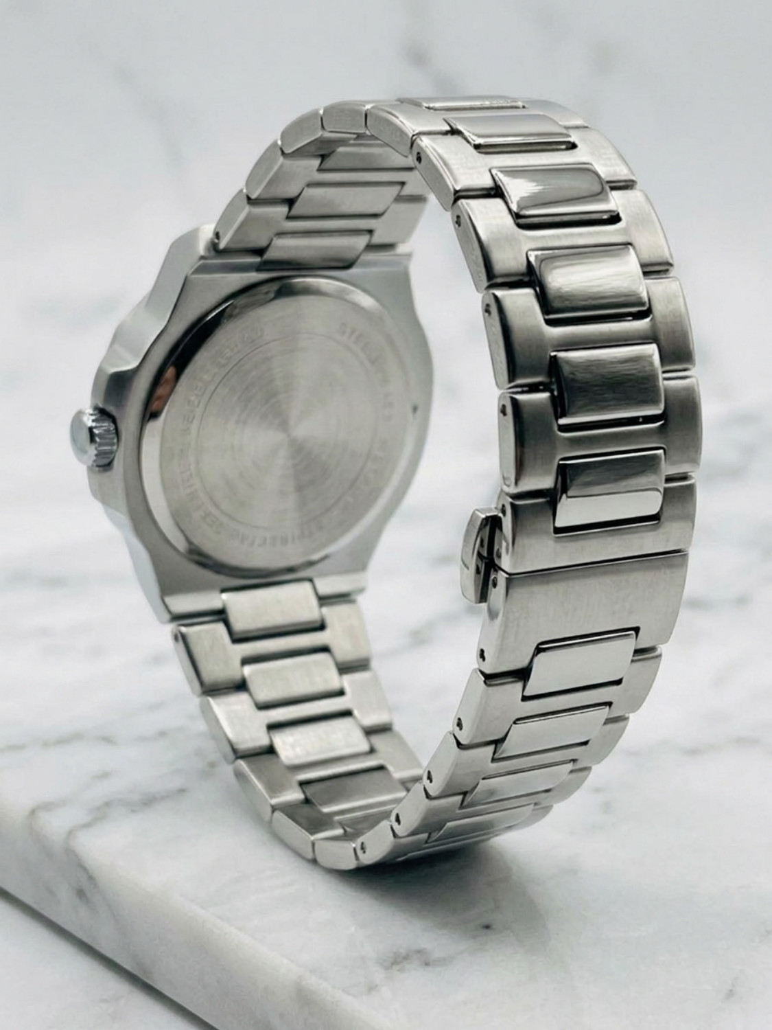 Men’s Analog Quartz Silver Watch Luminous Display Stainless Wristwatch Poedagar