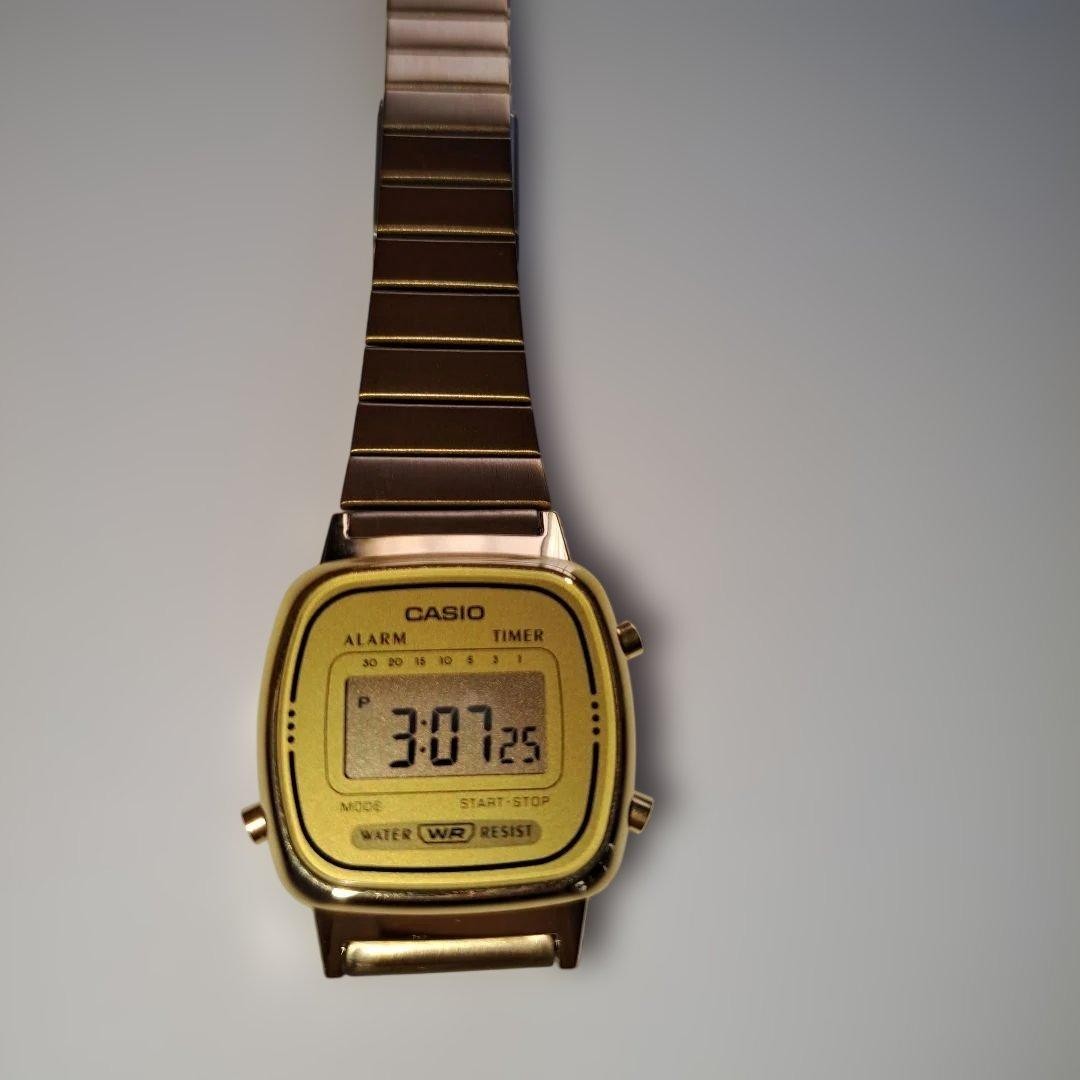 CASIO STANDARD Gold Watch LA-670WGA-9 Casio Standard