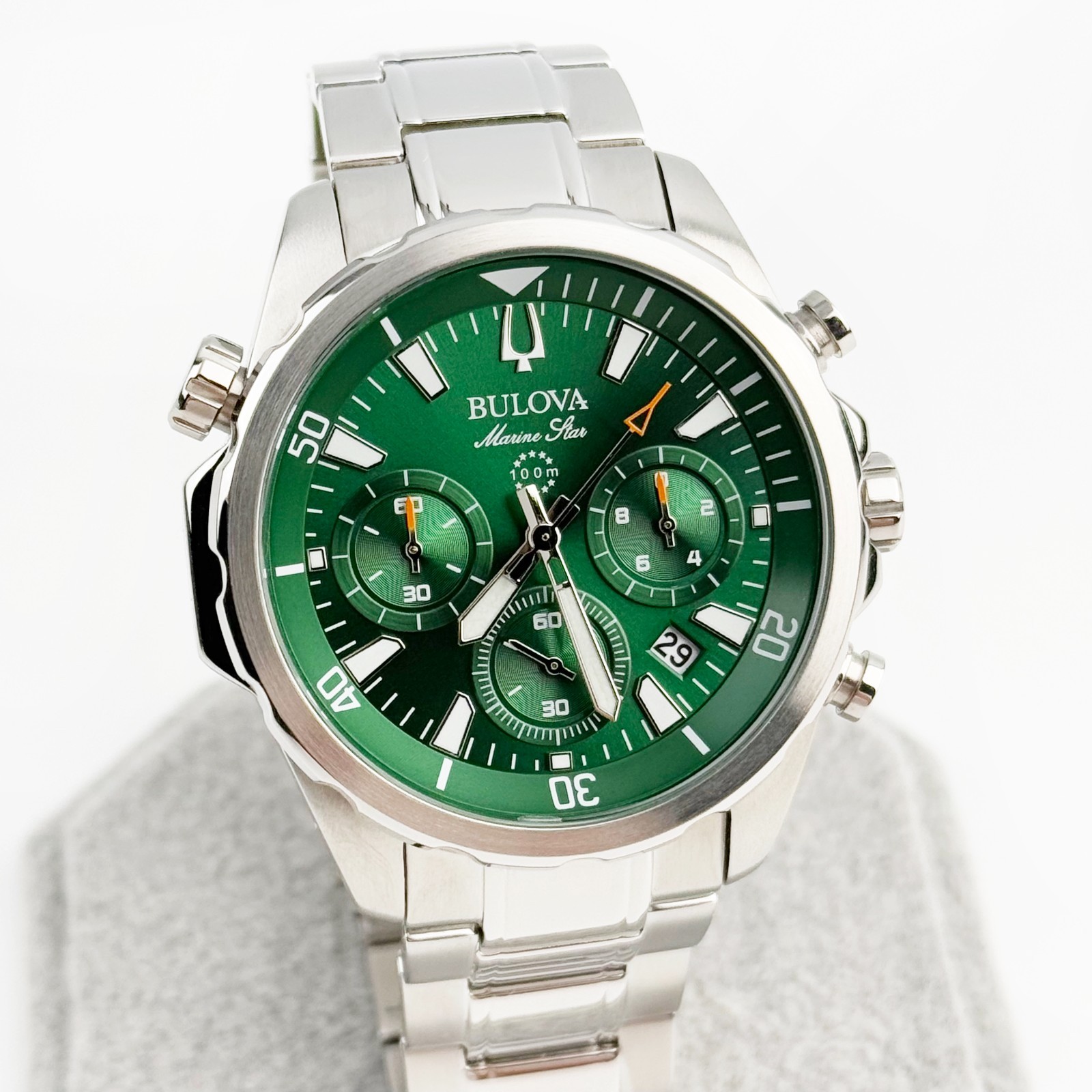 Bulova Marine Star Series B Classic Quartzc Sports Men’s Watch 43 mm 96B396