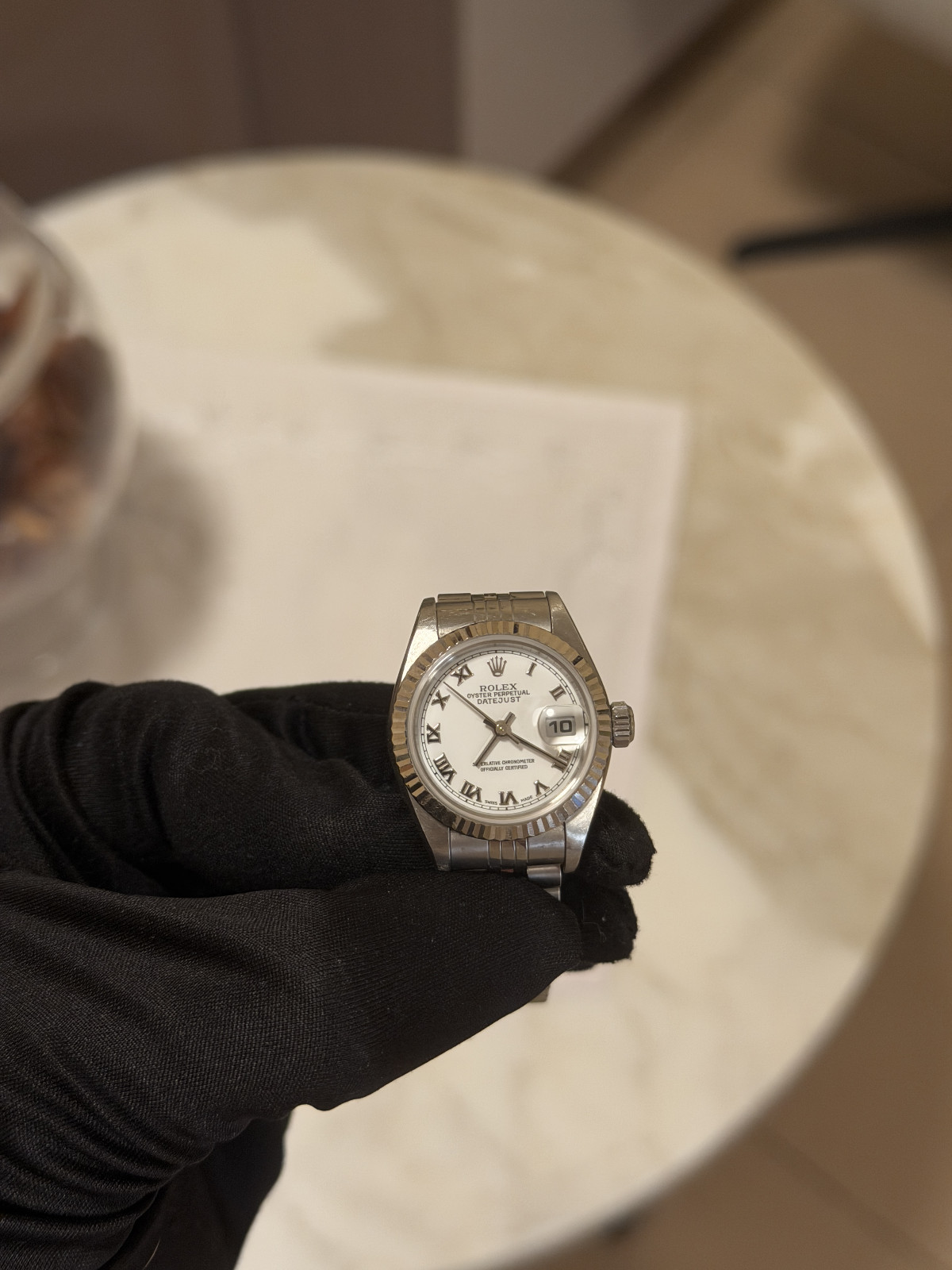 Rolex DateJust White Roman 26MM 2001