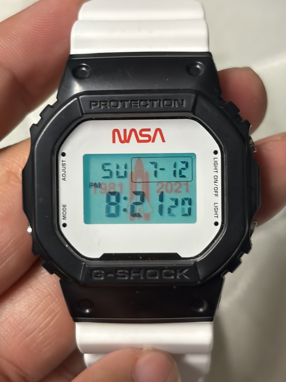 Casio G-Shock NASA STS-1 40th Anniversary limited edition watch.