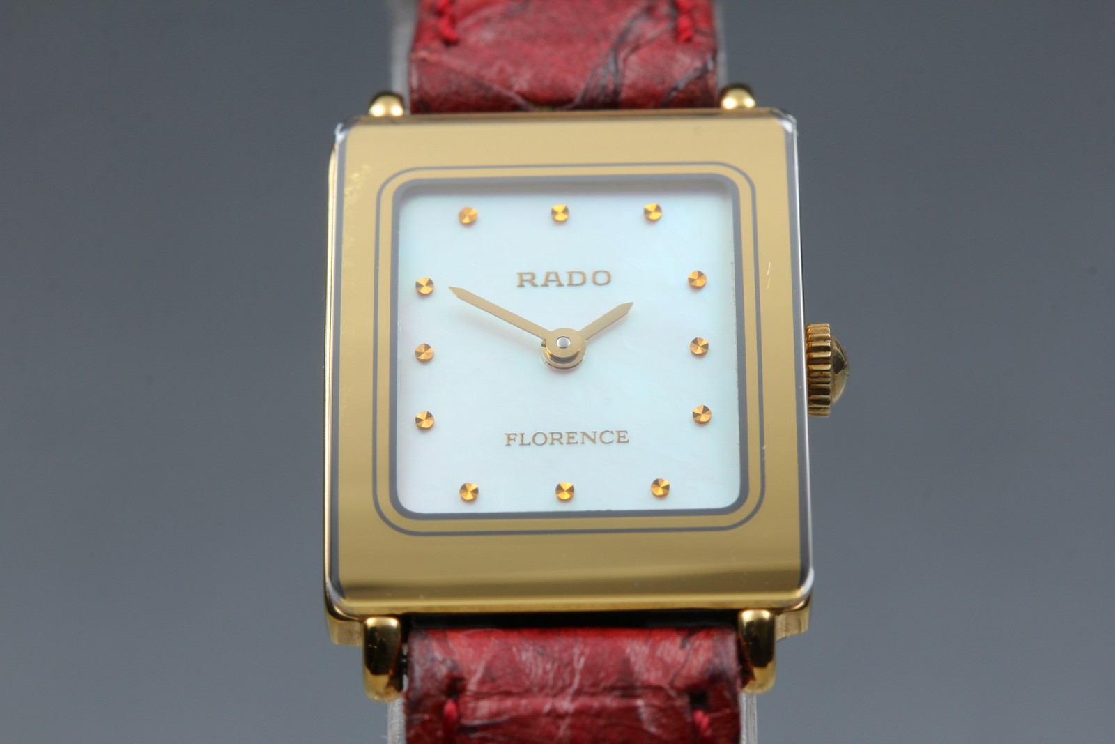 [Near MINT] RADO Florence 153.3606.2N 18mm Pink Dial Qz Women’s Watch From JAPAN