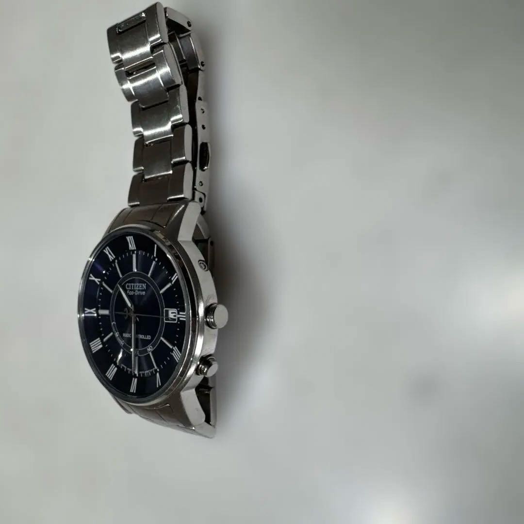 CITIZEN Eco-Drive H415 Radio-Controlled Solar Watch with Date – Men’s 【USED】