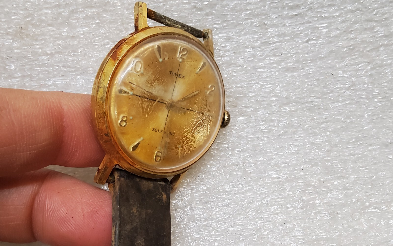 Mens Vintage Timex Self Wind Automatic US Time Corporation Watch Runs