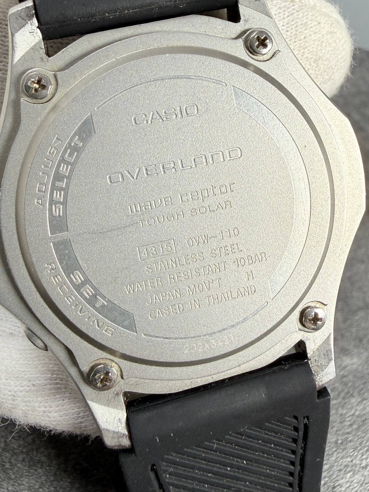 Casio Overland OVW-110 Wave Ceptor Tough Solar 41mm Men’s Watch Japan
