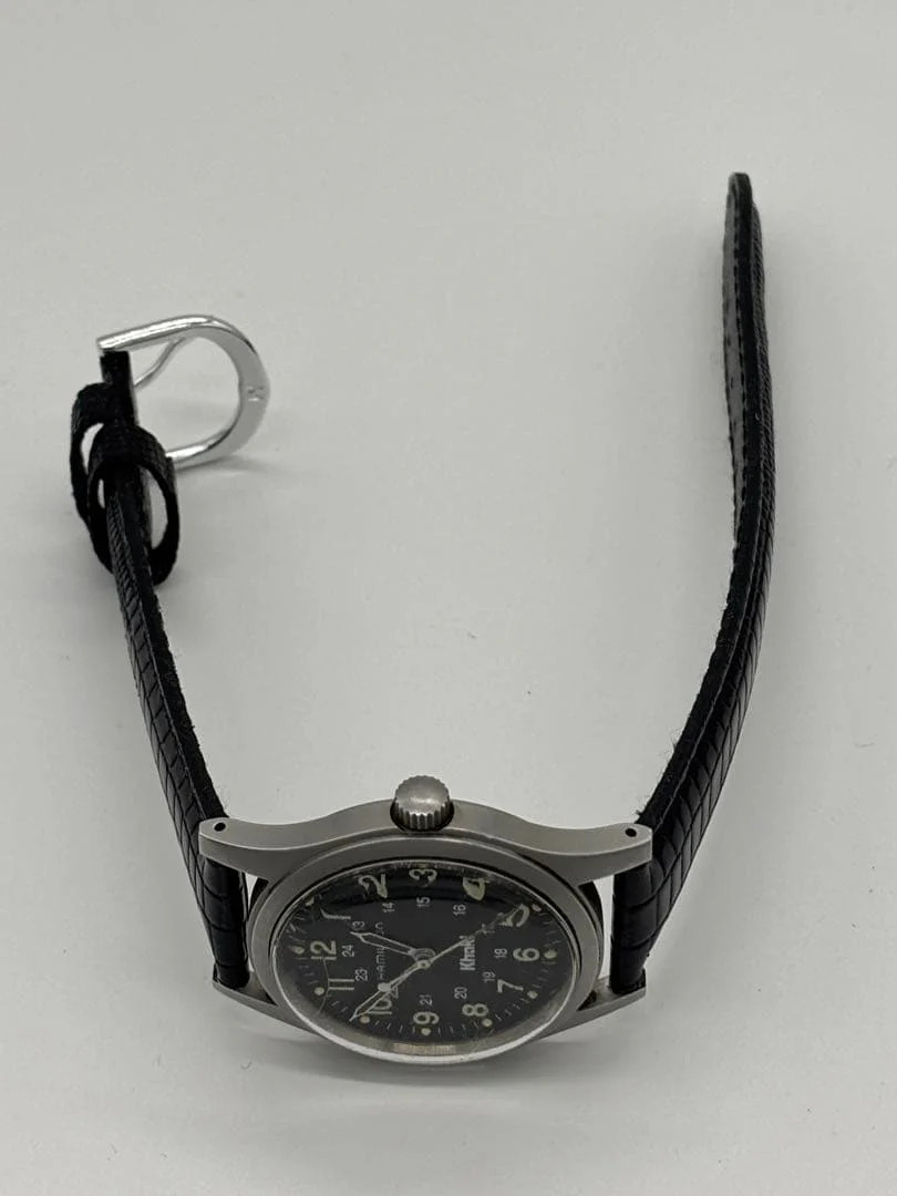 HAMILTON Khaki Field 9415A Hand-wound 32mm Black Dial Watch Tested Working