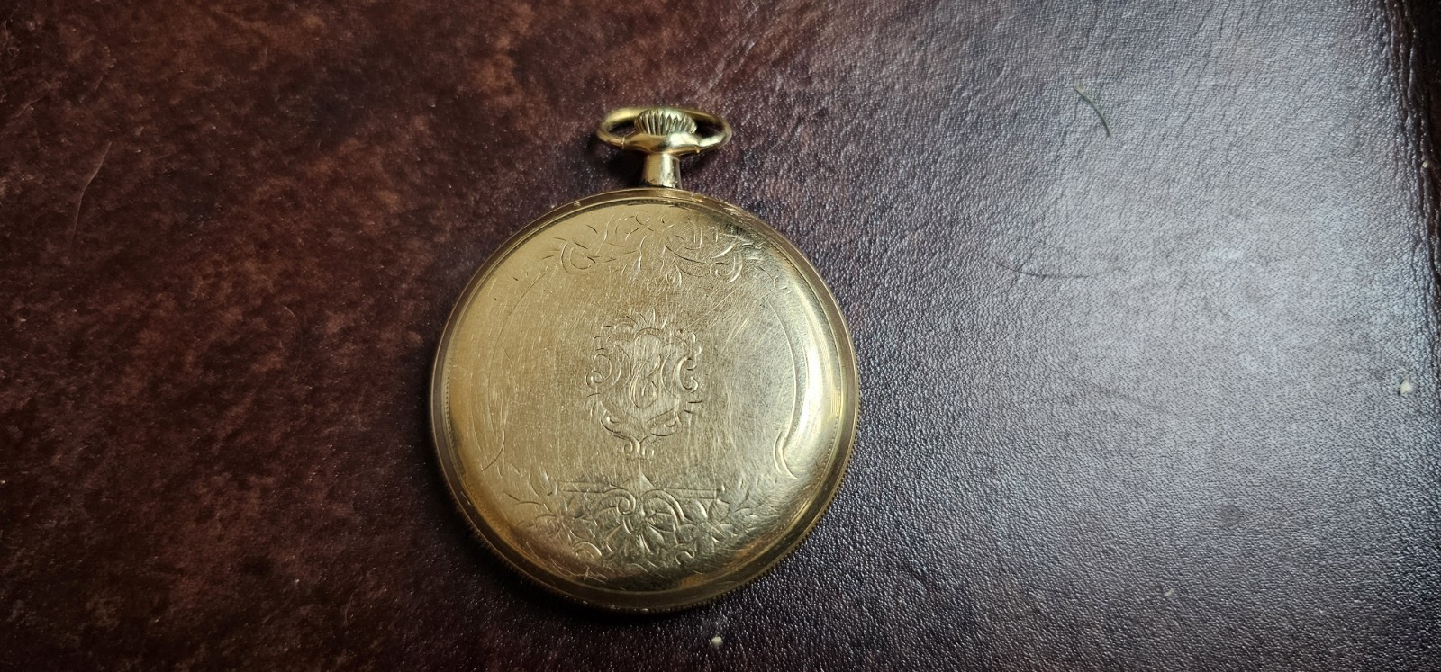 Elgin Manual Wind Antique Pocket Watch 14kt Yellow Gold Filled