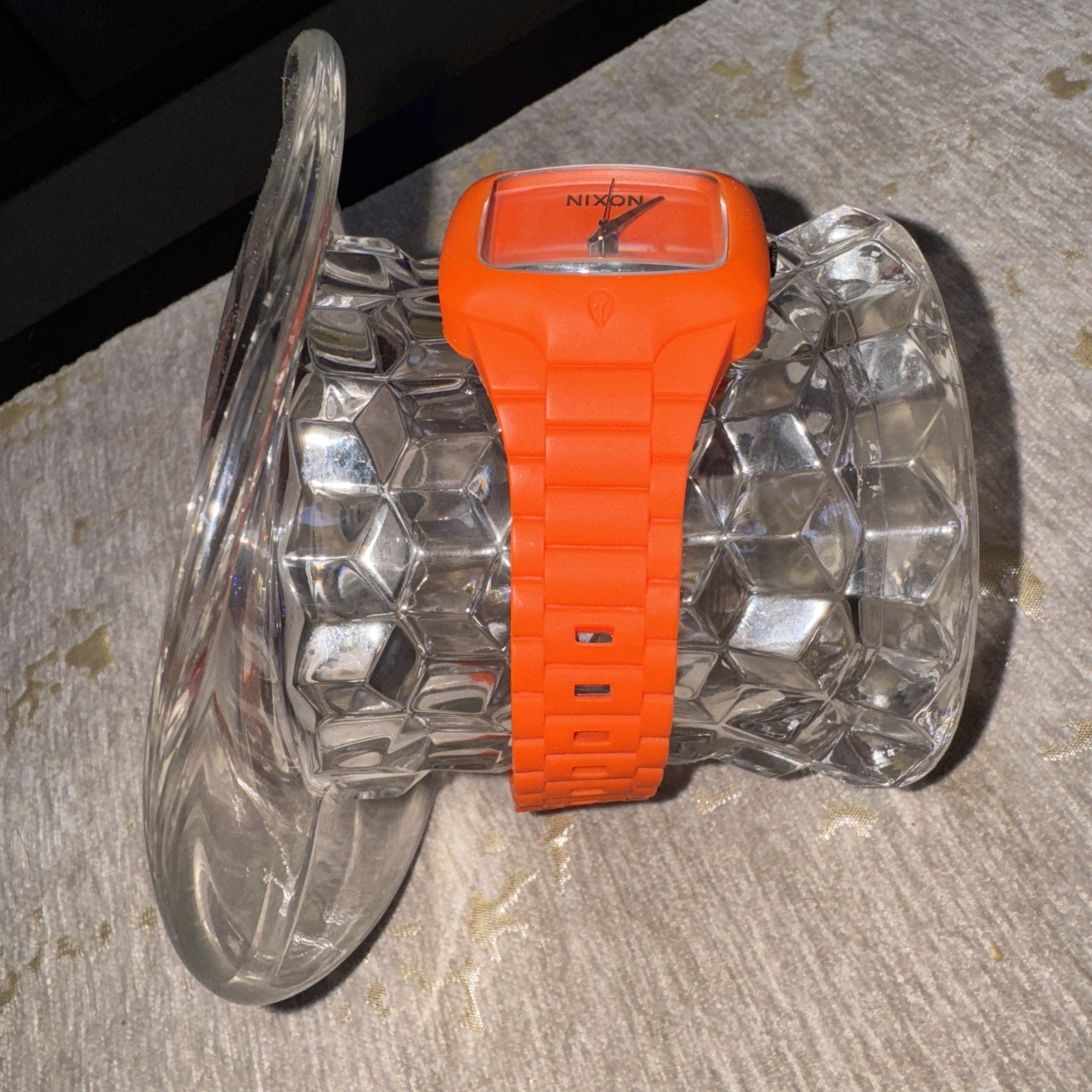 Nixon The Rubber Player “Yes It’s Real” Orange Surf Men’s Analog Wrist Watch
