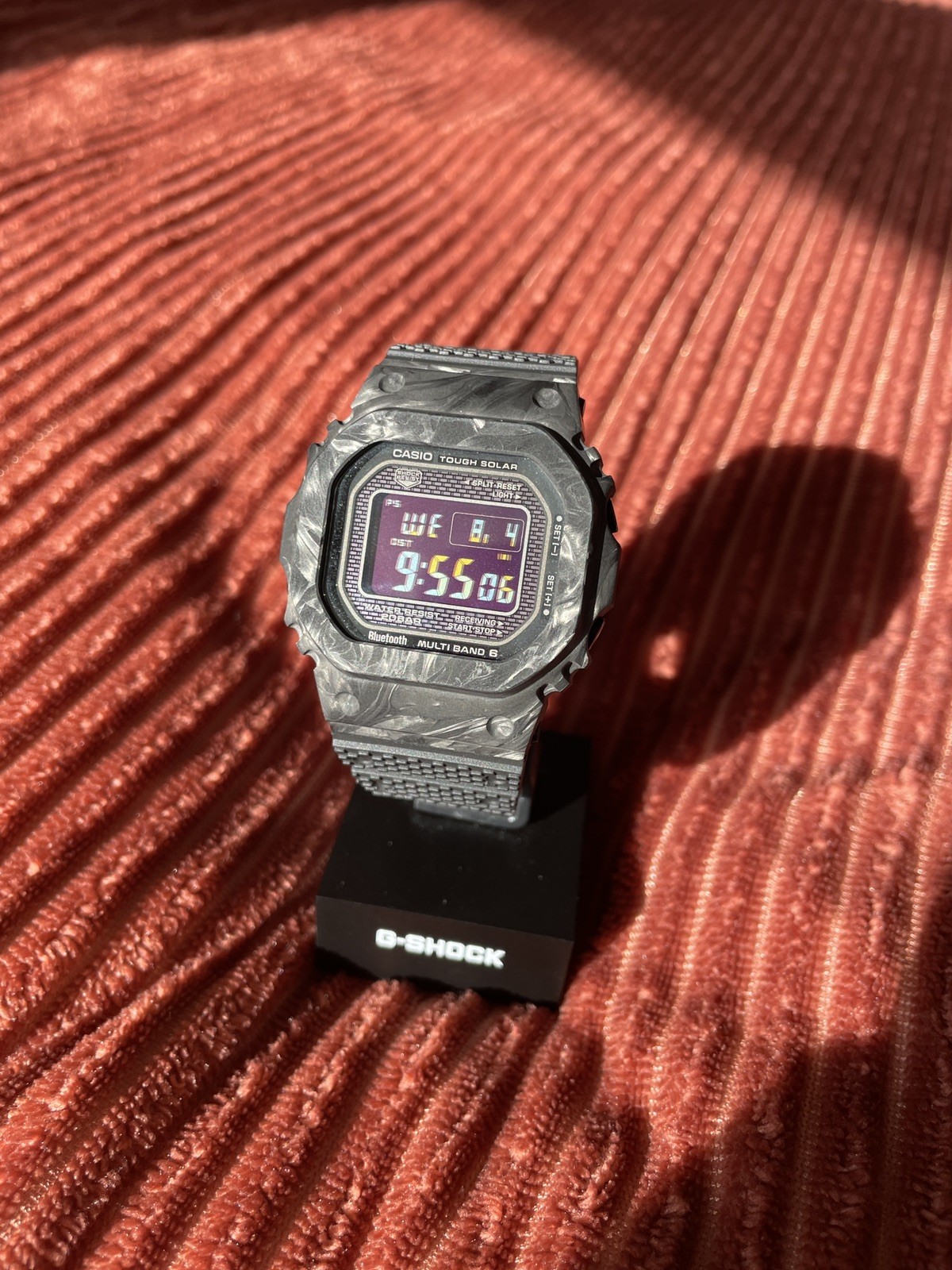 CASIO G-SHOCK GMW B5000 CUSTOM CARBON FIBRE MOD