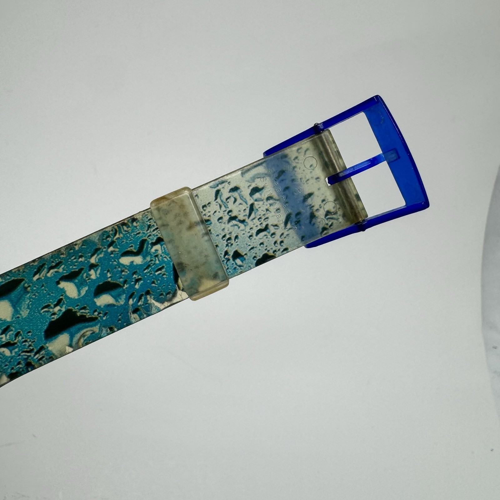 Swatch Scuba 200 Watch Water Drop SDK123 Working Ticking Watch Band Is Peeling
