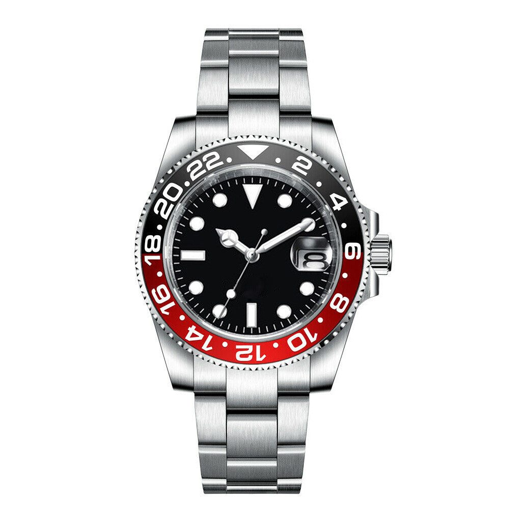 C3 Luminous Insert 38mm SUB Case NH35A Automatic Watch For Men Sapphire Glass