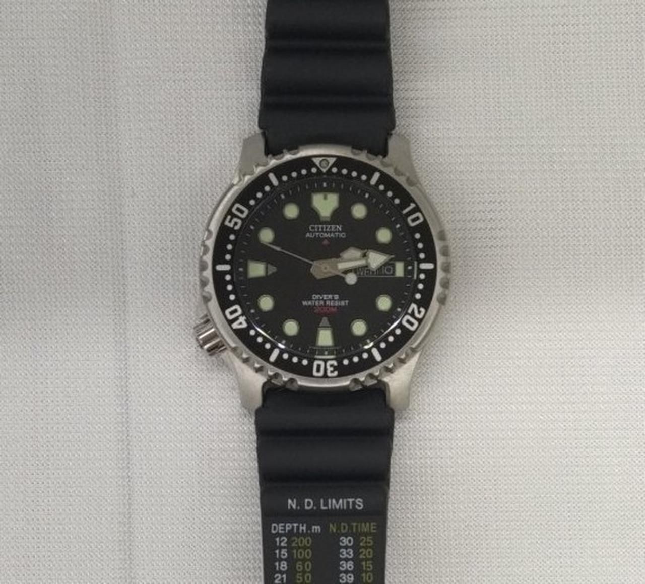 CITIZEN Automatic Watch Promaster Diver NY0040-09E Used