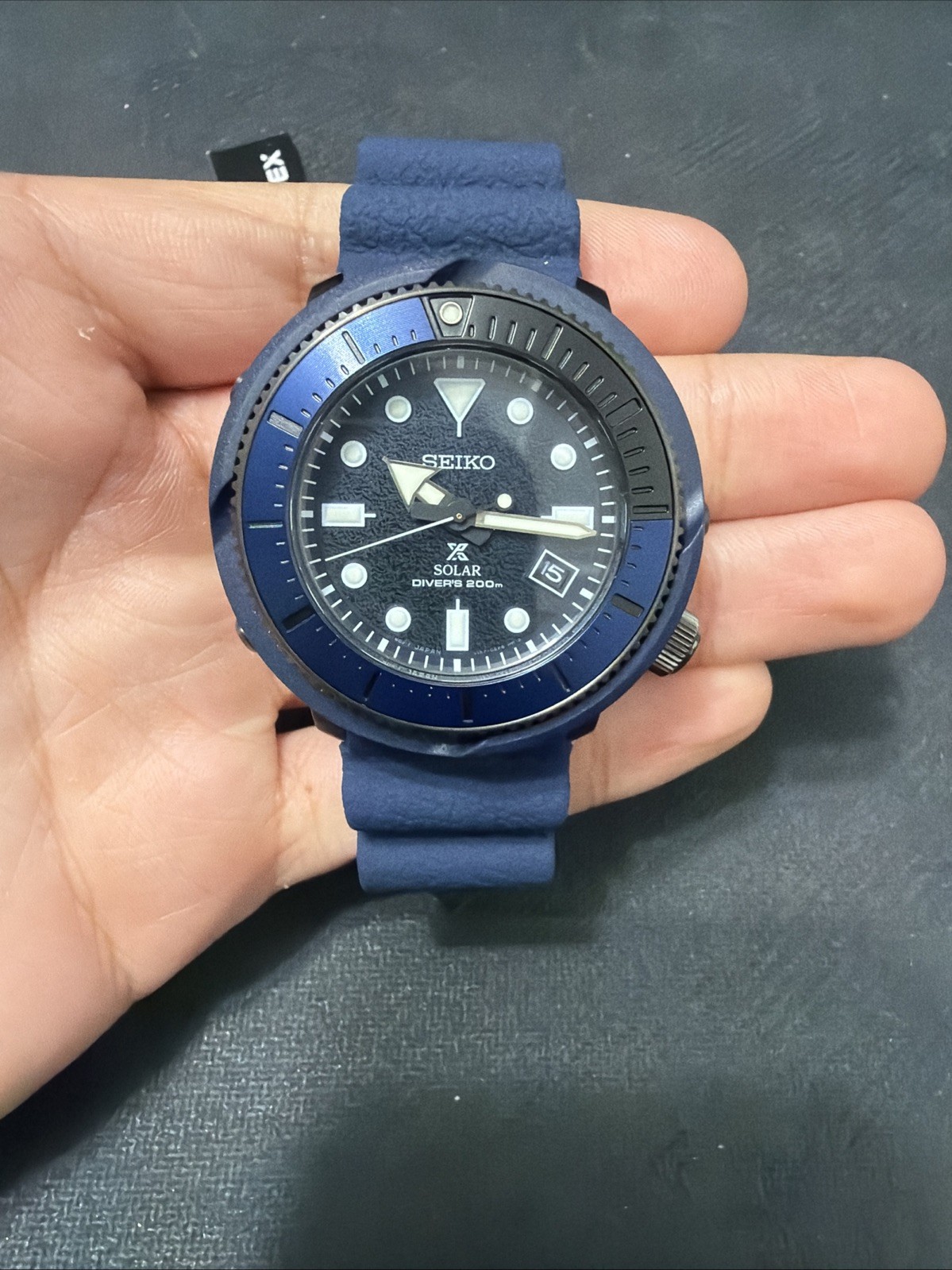 Seiko Prospex Solar Diver 200M Blue Men’s Watch New Box & Papers Date