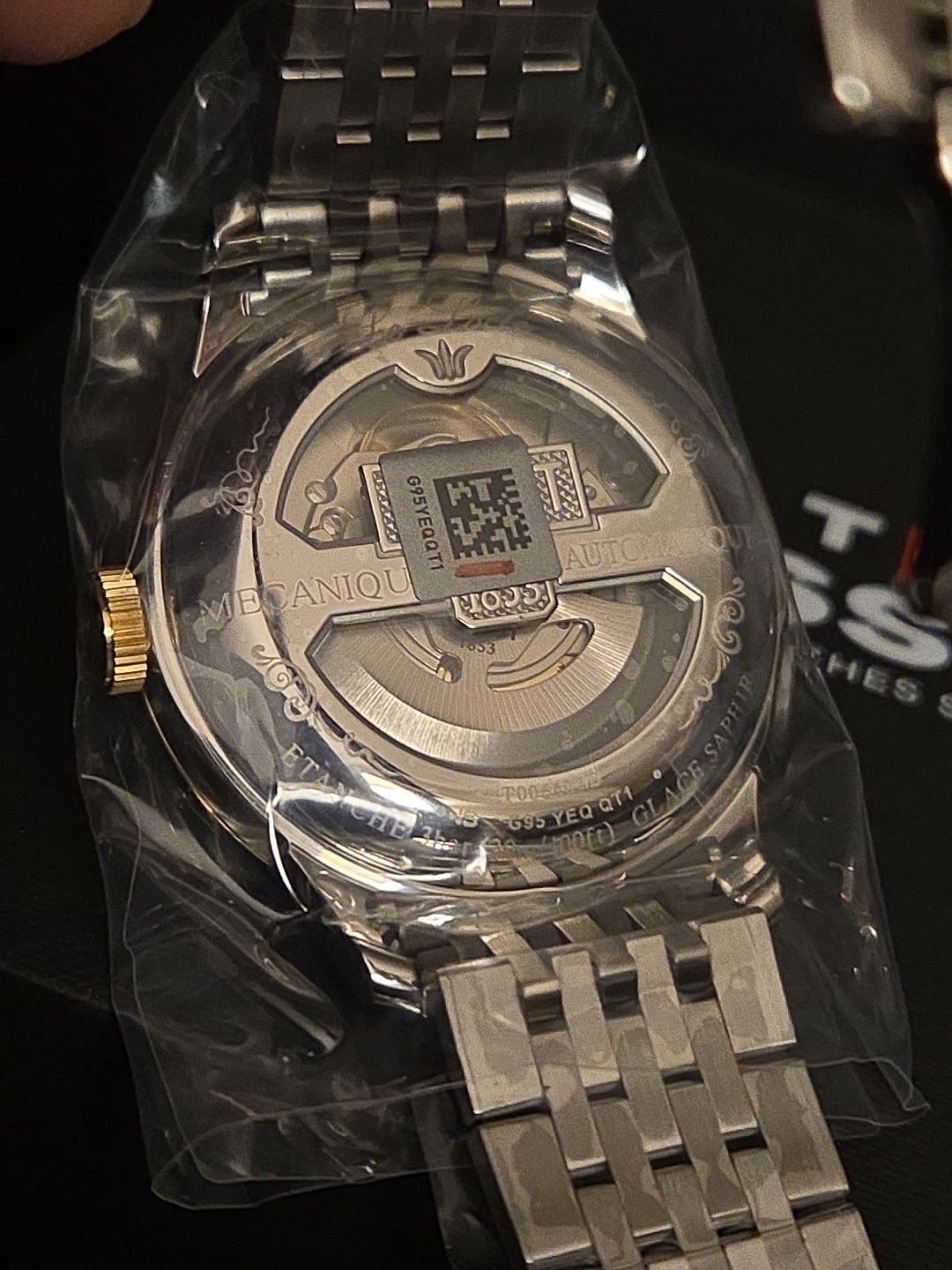 Tissot Le Locle Powermatic 80 Automatic 39.3 MM Watch T006407B Gold & Silver NEW