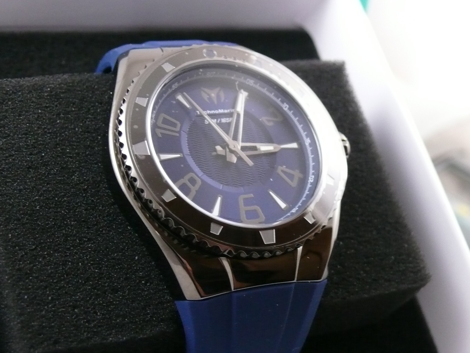 TechnoMarine Lusso Mare Men’s Watch – 44mm, Dark Blue TM-225024