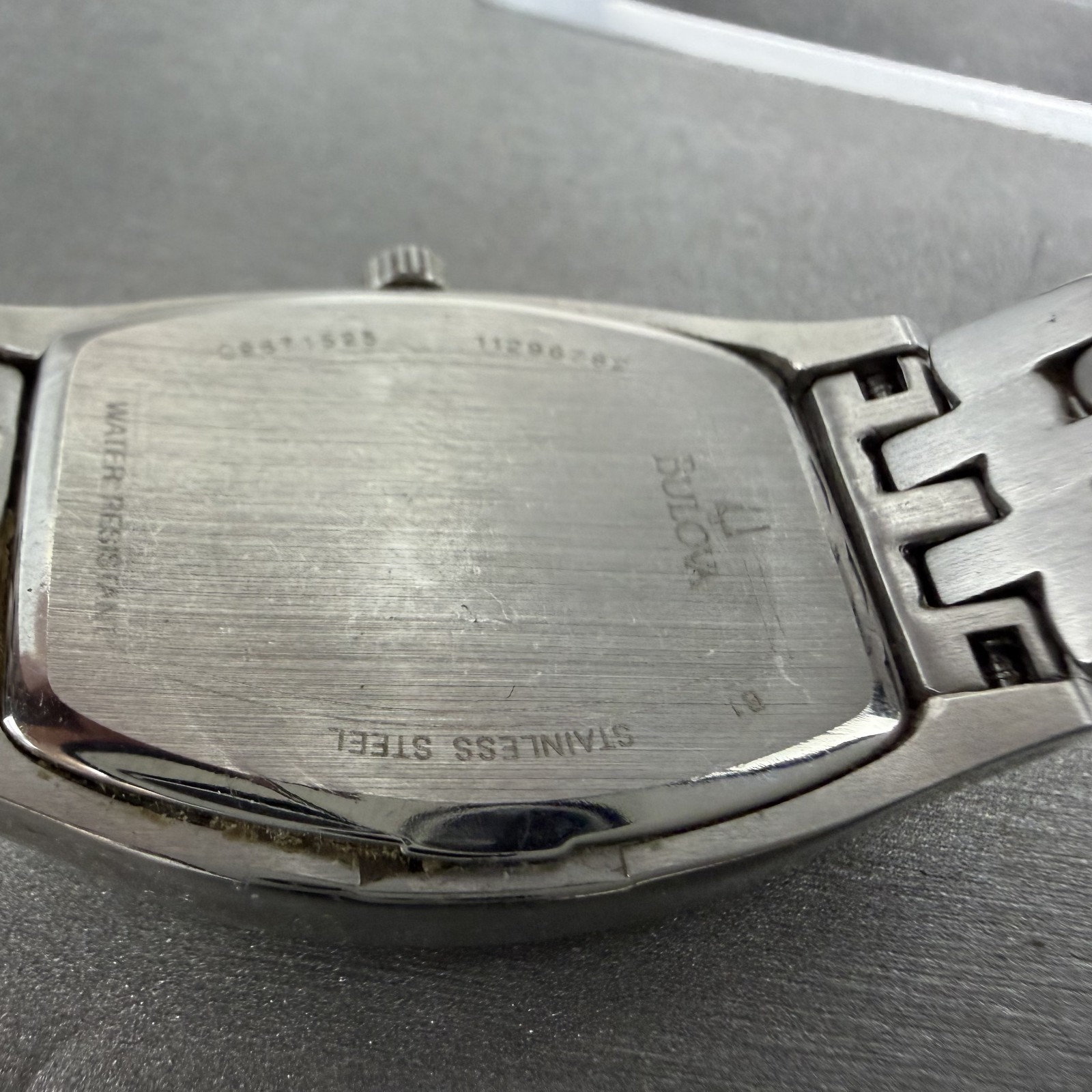 Bulova Watch Women 26mm White Dial Two Tone Tonneau 98L145 New Battery