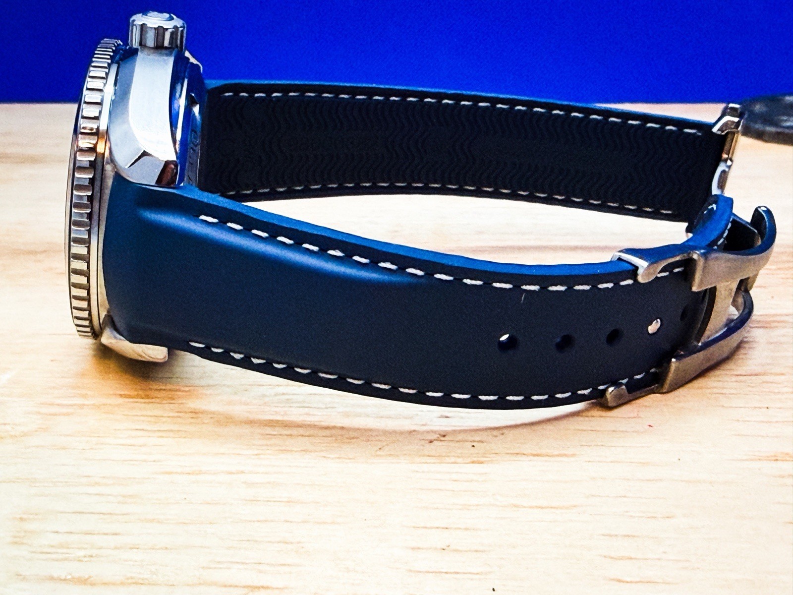 2024 Omega Planet Ocean GMT Titanium Blue 43.5mm Full Set, Box & Papers