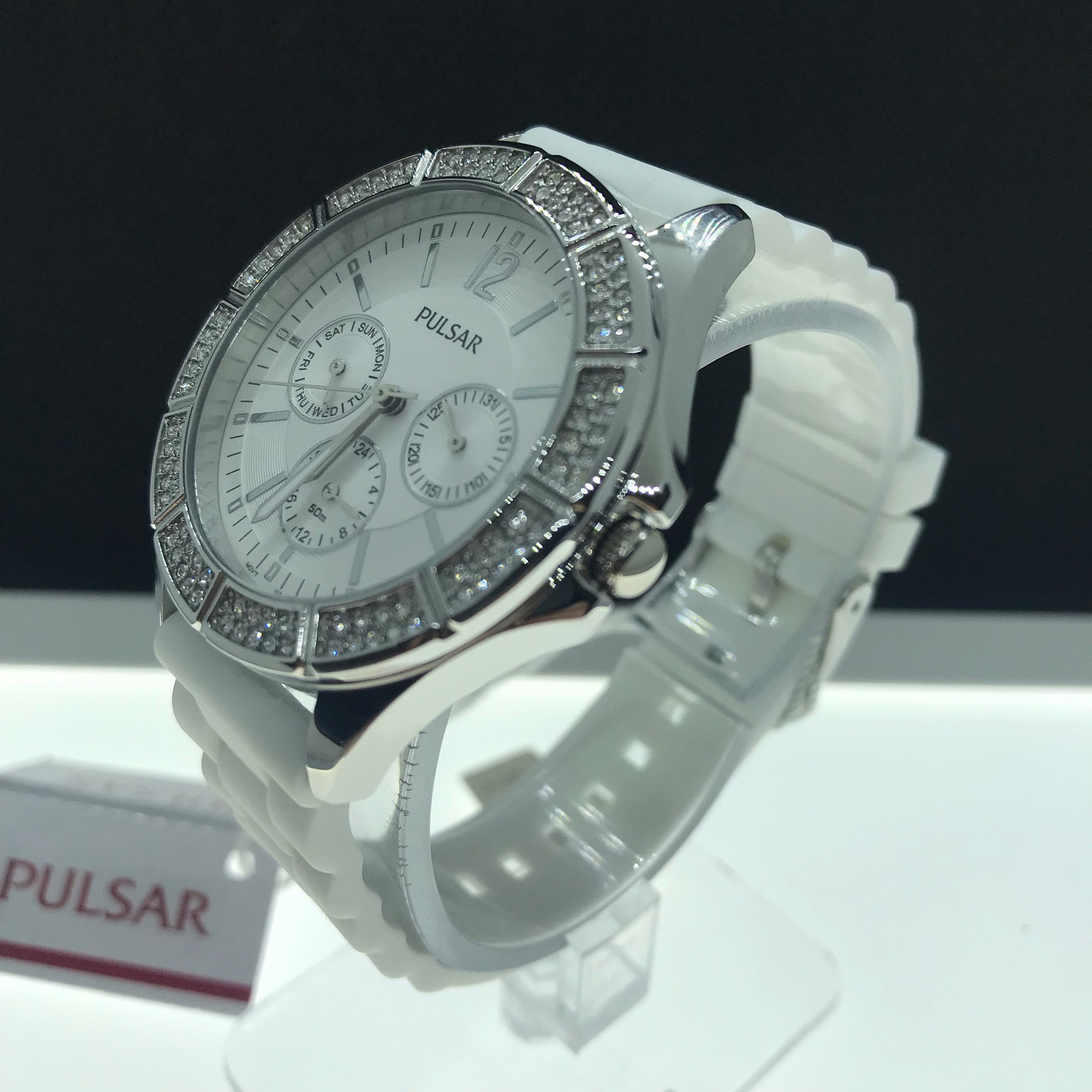 Pulsar Multifunction Crystals White Dial Women’s watch PYR049