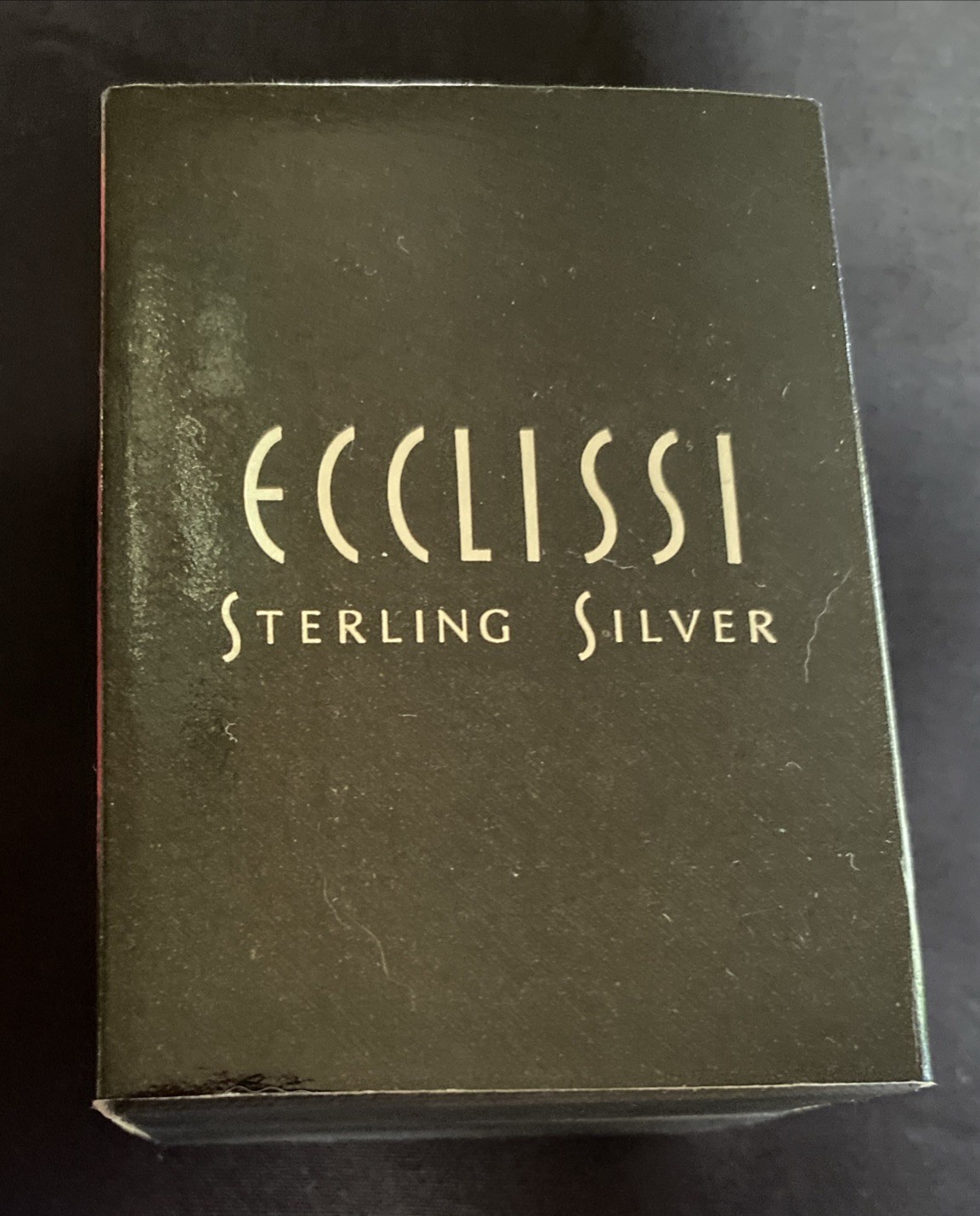 NIB Lady’s Sterling Silver ECCLISSI 925 Bracelet Watch New Battery 7/1/2026