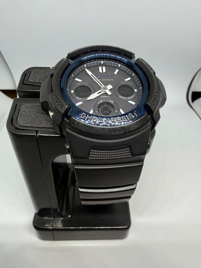 CASIO G-SHOCK AWG-M100A Radio-Controlled Solar Watch, Black From Japan