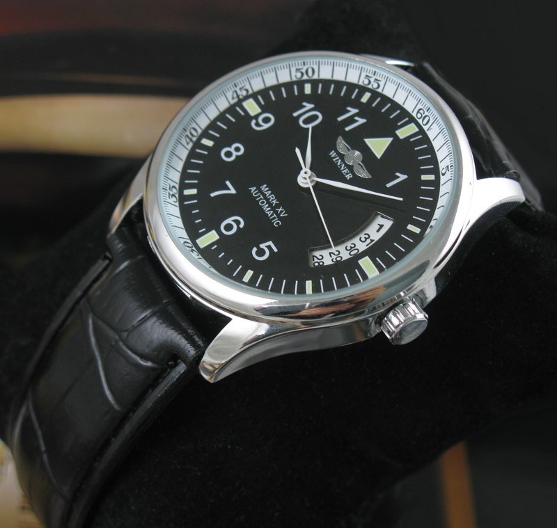 Classic Mechanical Sports Watch Self-winding AUTO Date Automatic Watches for Men