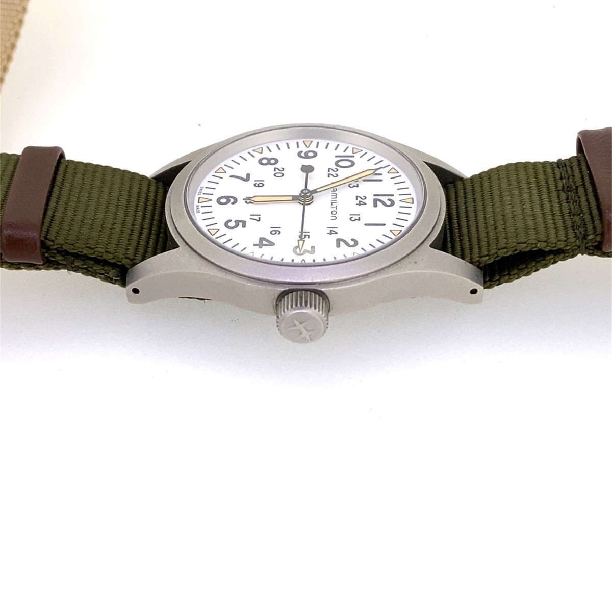 Hamilton Khaki Field Mechanical White Dial Men’s Watch H69439411 (C31030010)