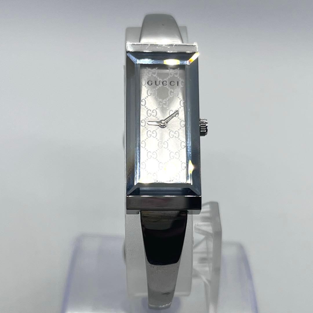 GUCCI G-Frame 127.5 Bangle Quartz Watch Used
