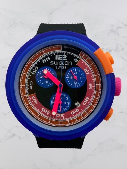 Refurbished Beautiful Swatch Chronograph-Date Multi-Color Quartz Men’s Watch