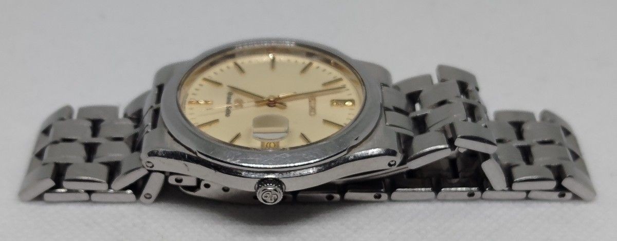 Grand Seiko 8N65-9010 Gold Dial Quartz 37mm Original Band Japan Used