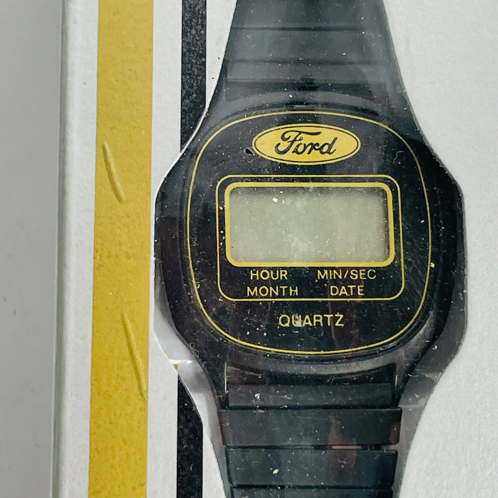 Vintage Ford Digital Quartz Watch , by RJ Roberts and Co New in Box