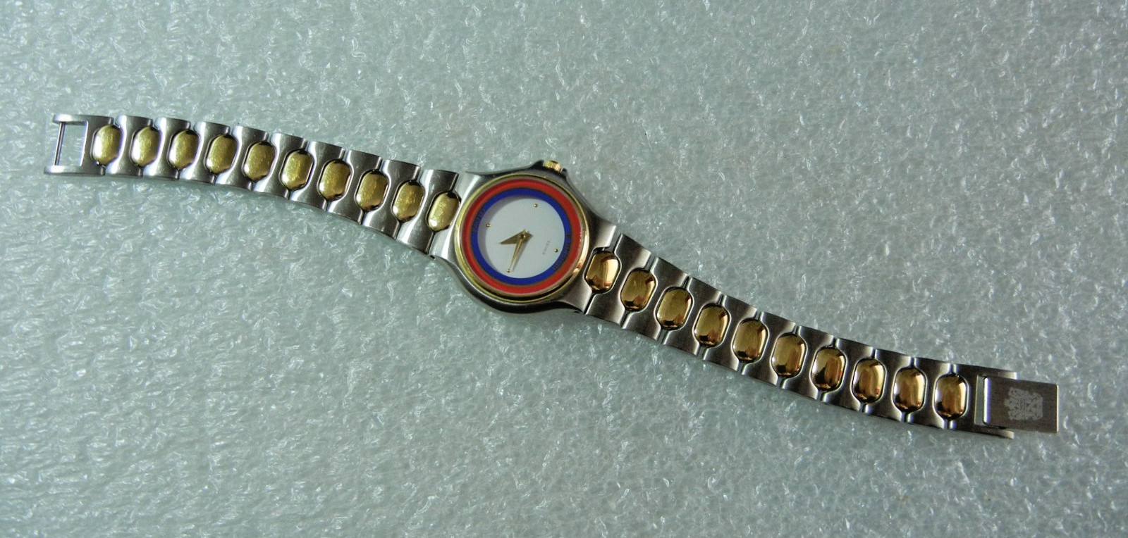 Paolo GUCCI 2-Tone Swiss Quartz Ladies Watch Not working and for repair