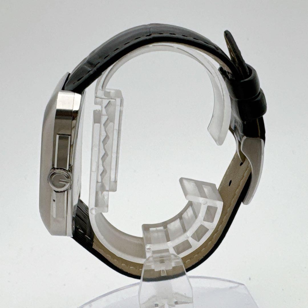 Gucci Pre-Owned Coupe Big Date Square Watch Quartz Mens 42mm White Dial Wrist