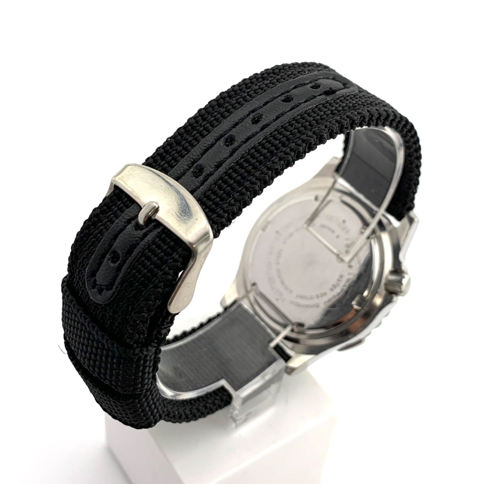 SEIKO ALBA Diver’s Quartz Watch Men’s V736-6A00 37.8mm Tested Japan Used F/S
