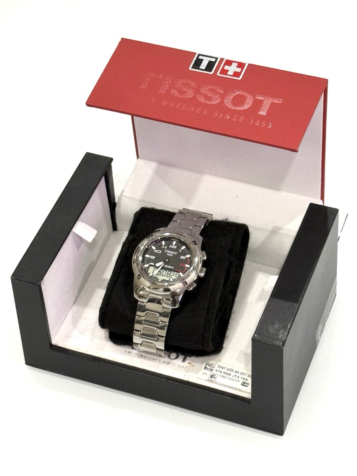 TISSOT T-TOUCH II TITANIUM ANALOG & DIGITAL MEN’ WATCH T0474204420700