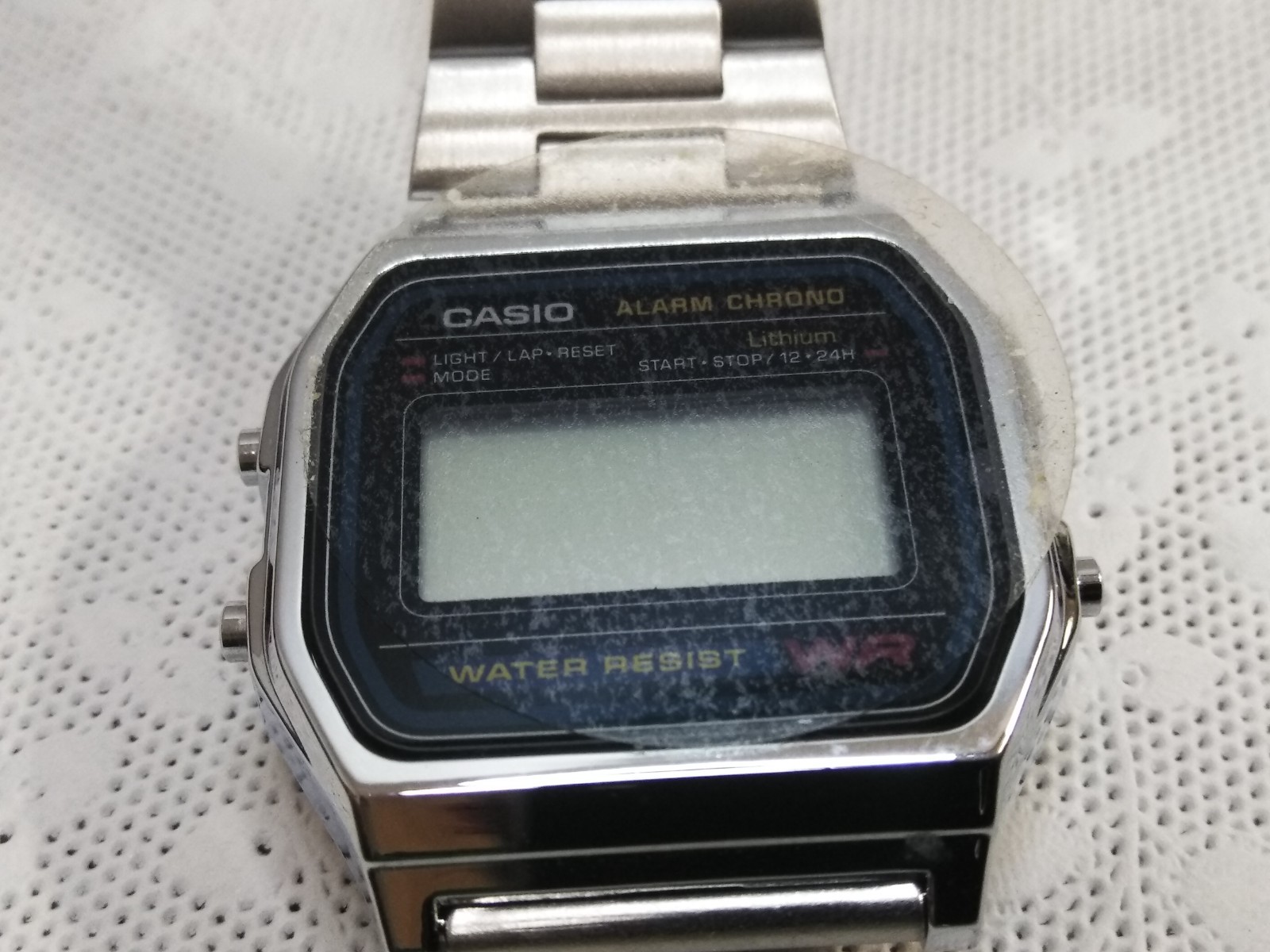 CASIO A158W-1 Unisex Classic Silver Digital A158 Sport Watch WR 30M NEW