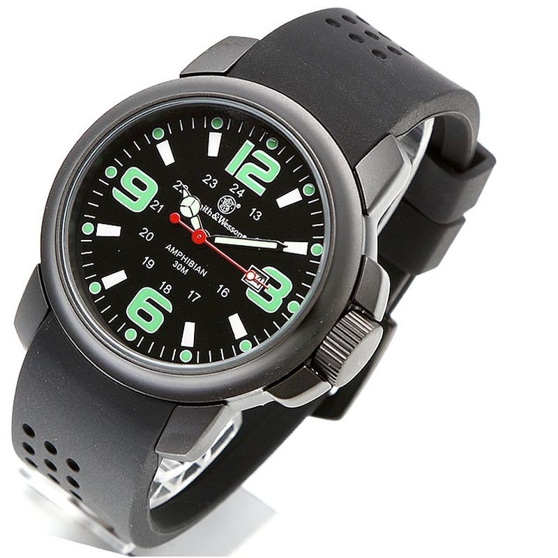 Smith Wesson AMPHIBIAN COMMANDO WATCH Black