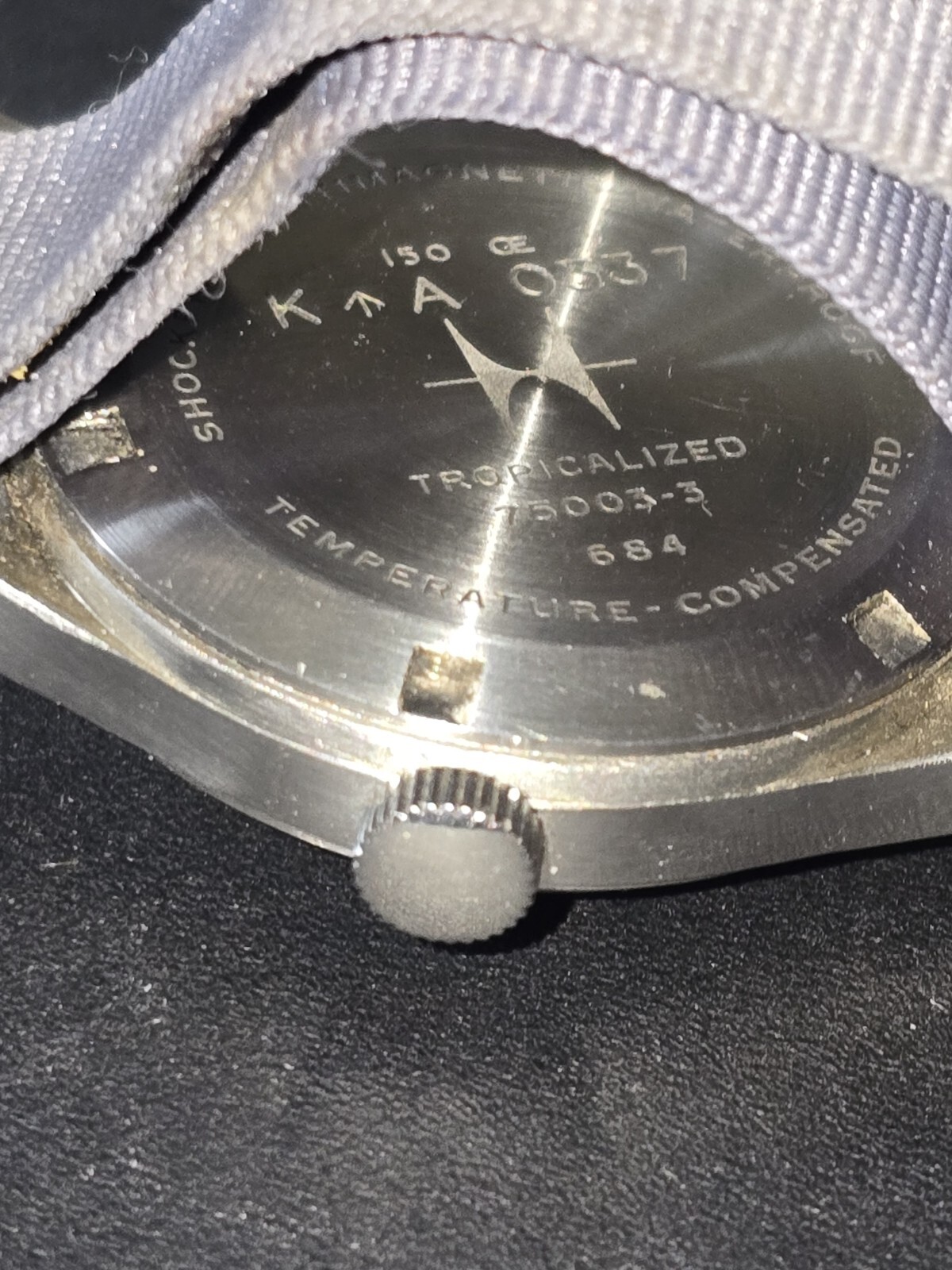 Rare 1960s Hamilton GS 24HR Tropicalized Dial RAF Military Issue Rare