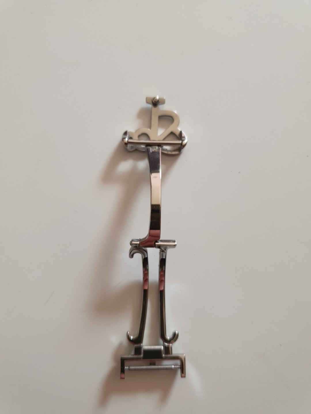 100% GENUINE JACOB & CO 18mm POLISHED STAINLESS STEEL DEPLOYMENT CLASP