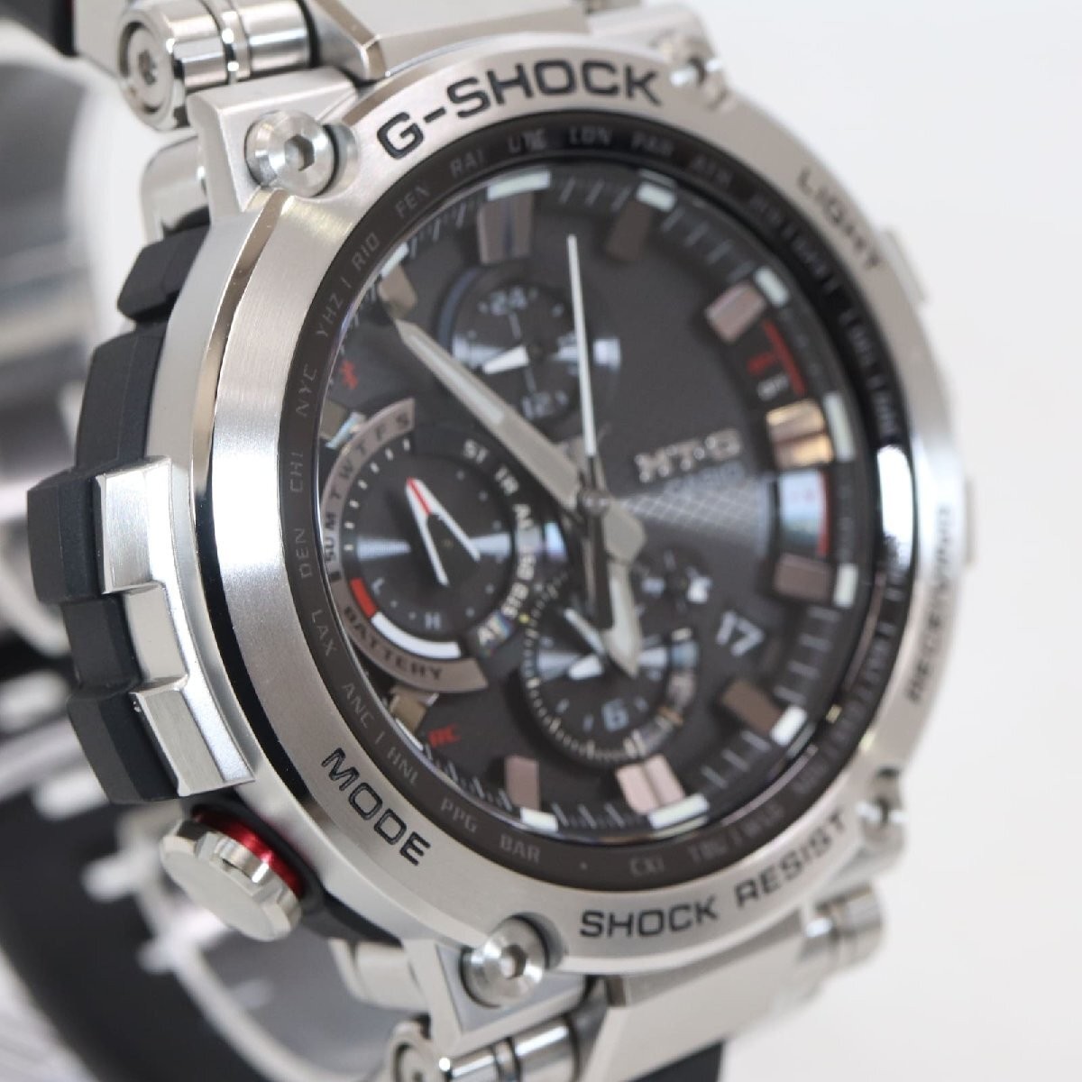 CASIO MTG B1000 1AJF G SHOCK MT G Solar Radio Wave Men’s Excellent condition wit