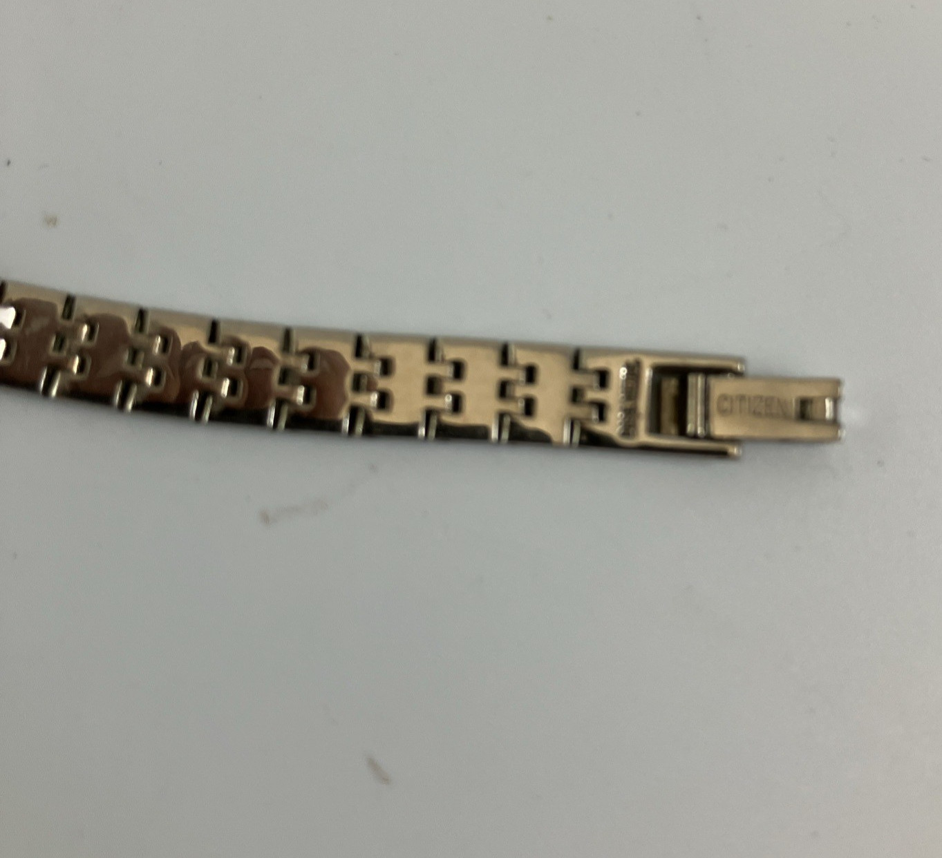 Citizen Tank Watch Womens 13mm Silver Gold Two Tone 5421-S91484 New Battery 7″